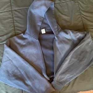 Vintage Blank Russell Zip Hoodie